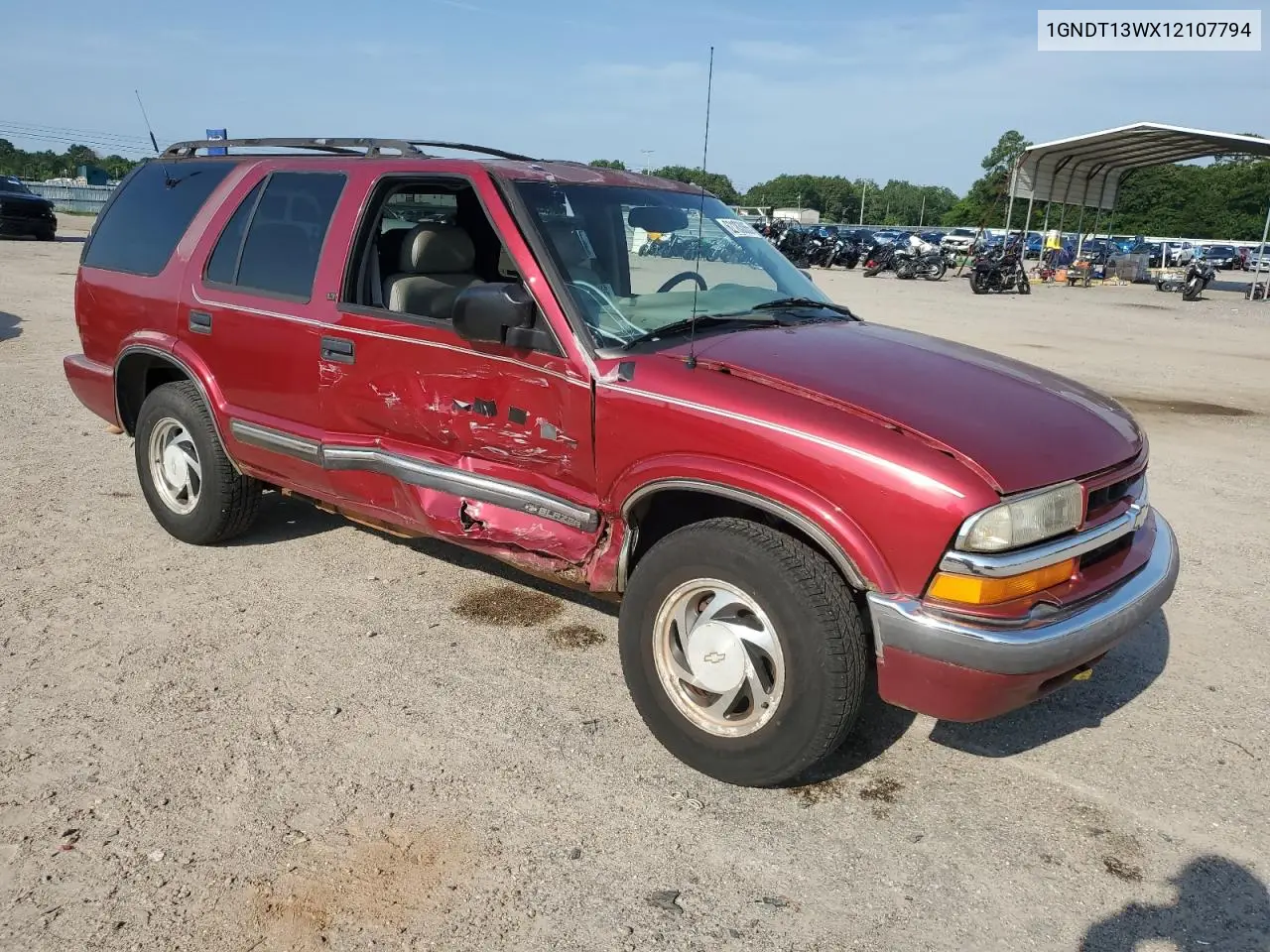 2001 Chevrolet Blazer VIN: 1GNDT13WX12107794 Lot: 62183065