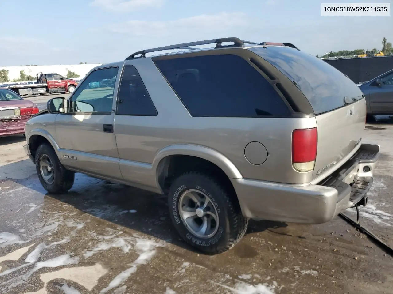 2002 Chevrolet Blazer VIN: 1GNCS18W52K214535 Lot: 55815465