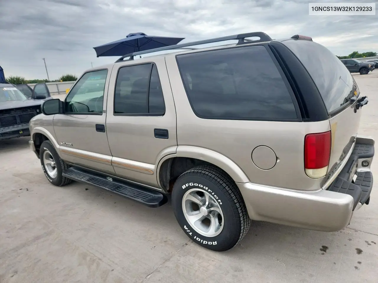 2002 Chevrolet Blazer VIN: 1GNCS13W32K129233 Lot: 63417545