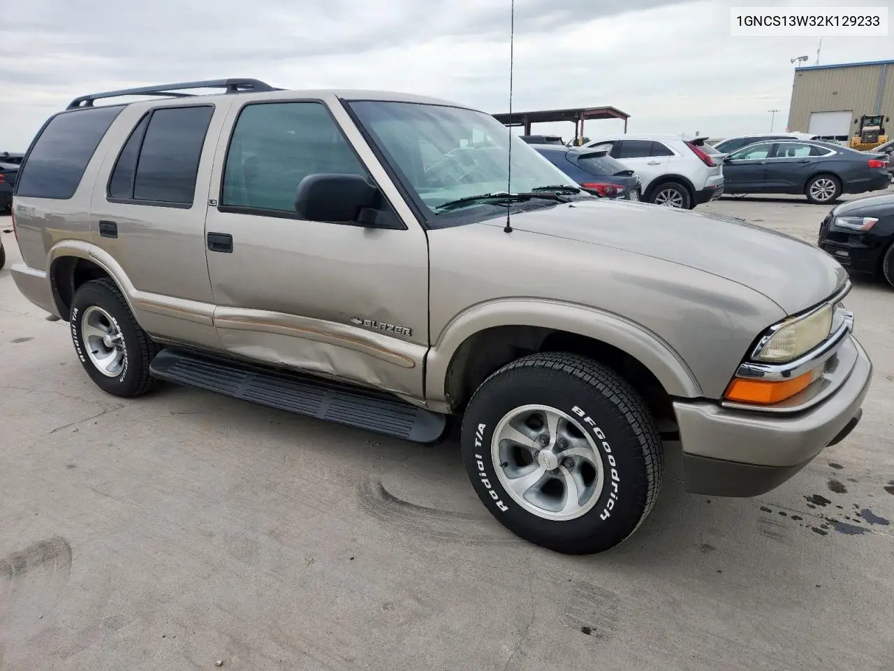 2002 Chevrolet Blazer VIN: 1GNCS13W32K129233 Lot: 63417545