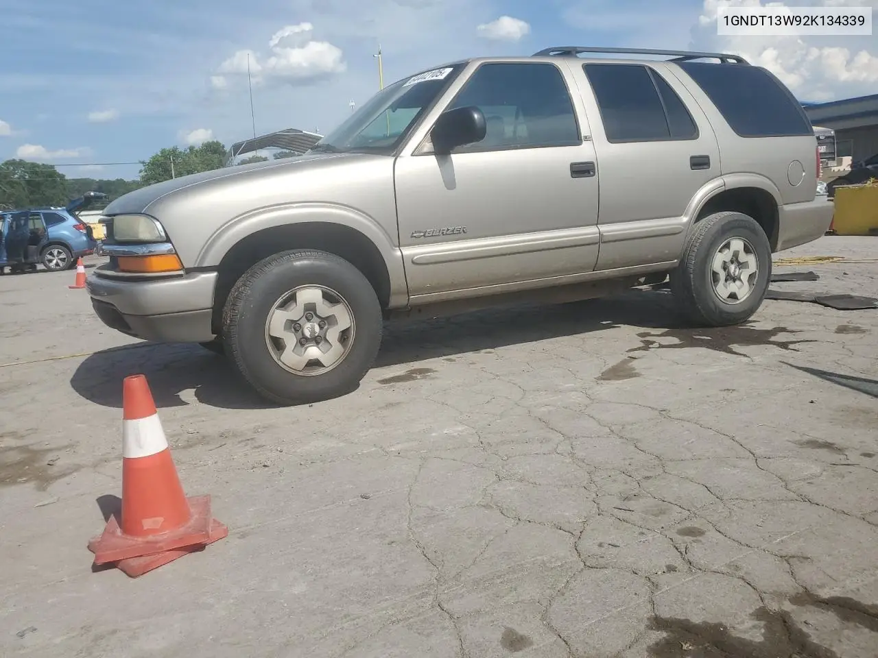 2002 Chevrolet Blazer VIN: 1GNDT13W92K134339 Lot: 64442105