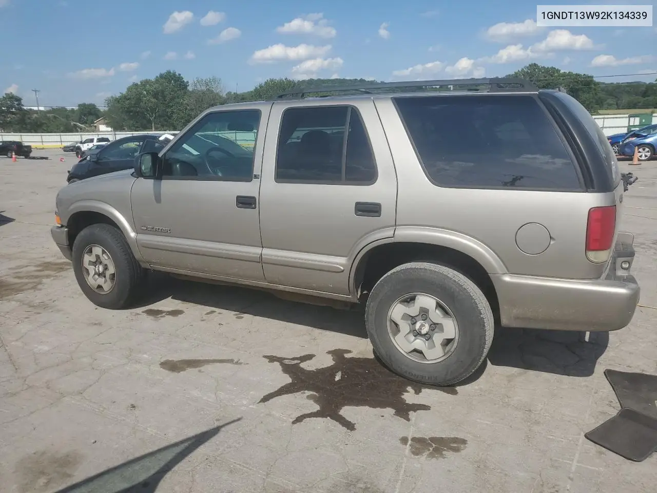 2002 Chevrolet Blazer VIN: 1GNDT13W92K134339 Lot: 64442105