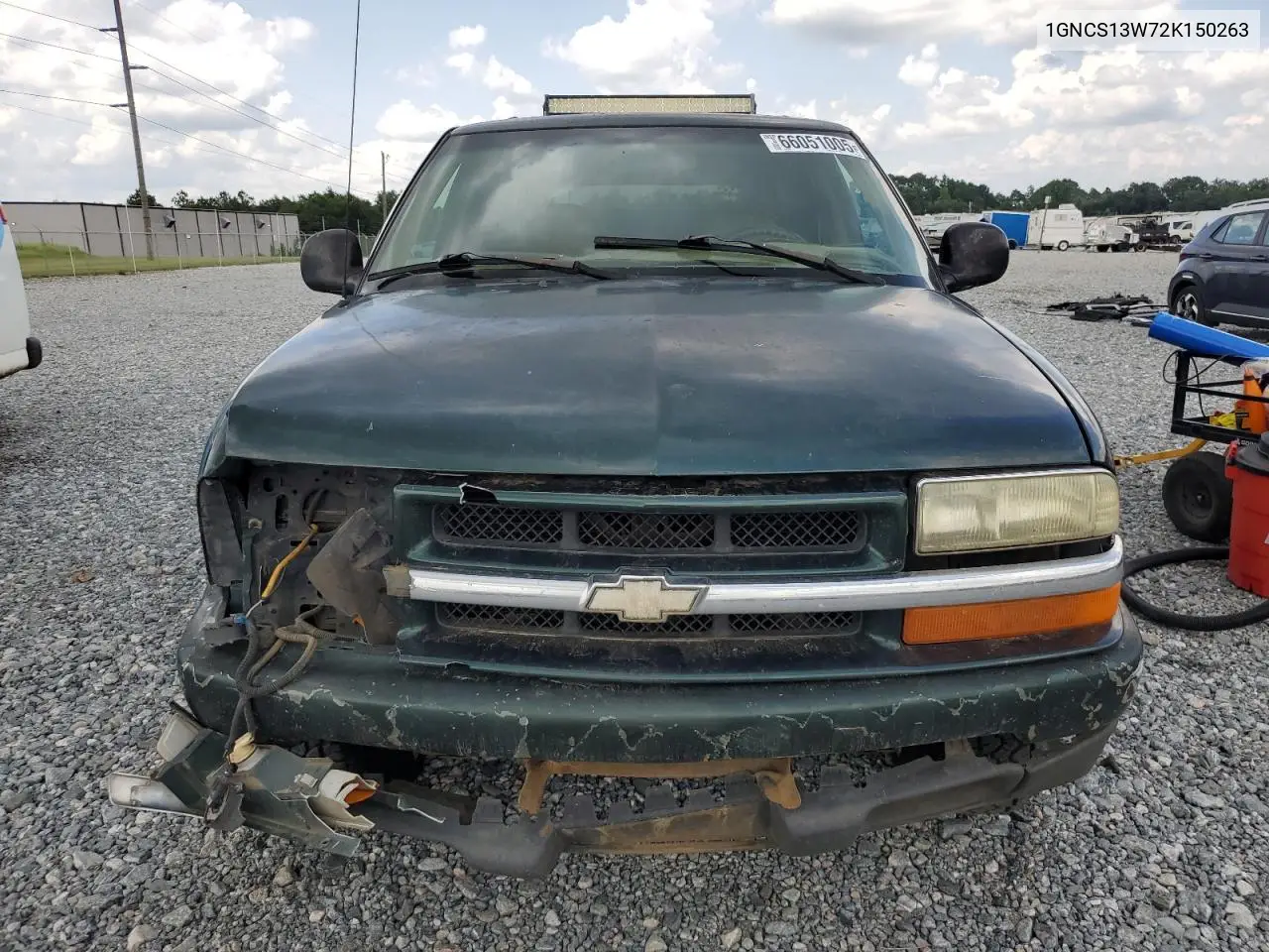 2002 Chevrolet Blazer VIN: 1GNCS13W72K150263 Lot: 66051005