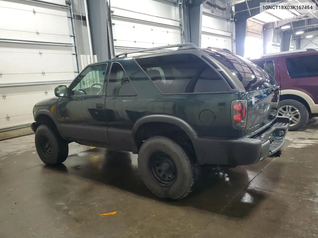 2003 Chevrolet Blazer VIN: 1GNCT18X03K167454 Lot: 55648965