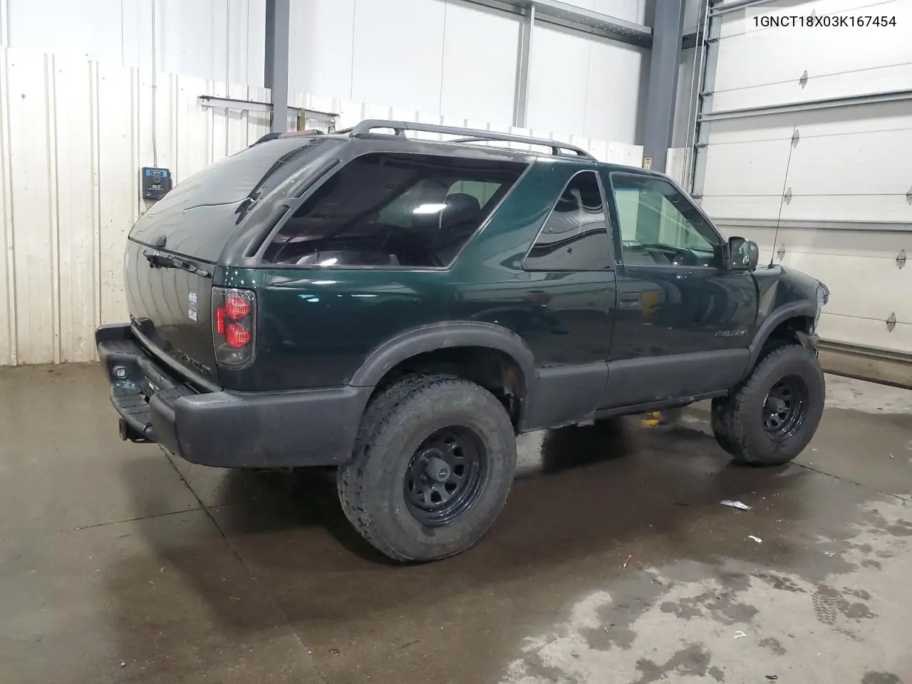 2003 Chevrolet Blazer VIN: 1GNCT18X03K167454 Lot: 55648965