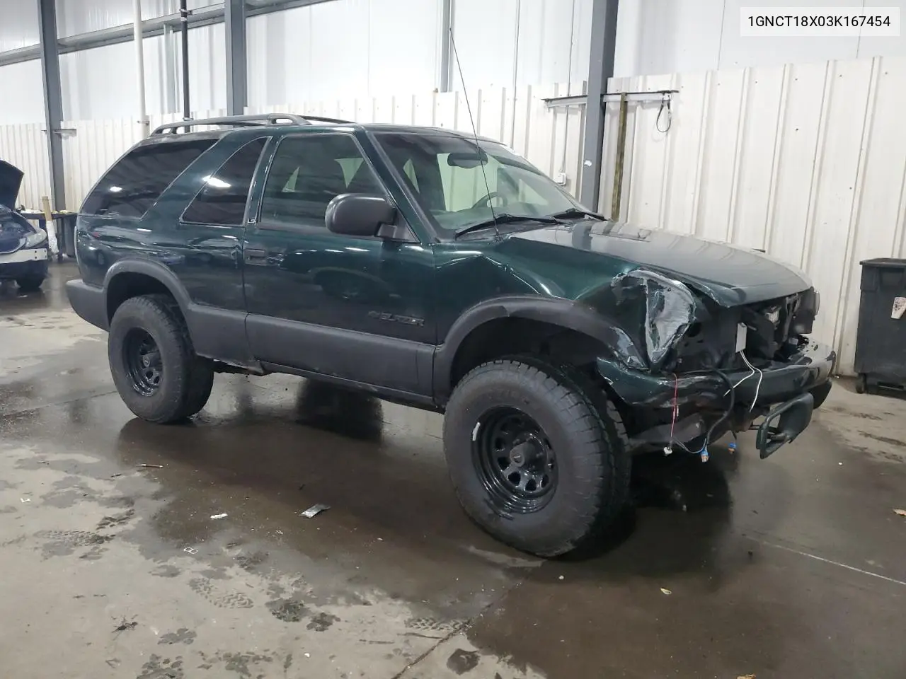 2003 Chevrolet Blazer VIN: 1GNCT18X03K167454 Lot: 55648965