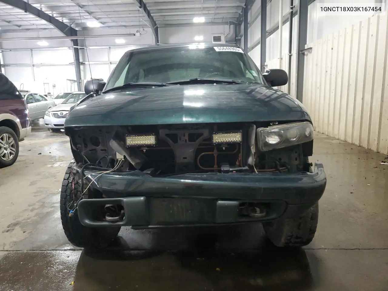 2003 Chevrolet Blazer VIN: 1GNCT18X03K167454 Lot: 55648965