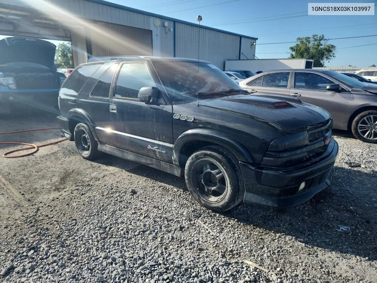 2003 Chevrolet Blazer VIN: 1GNCS18X03K103997 Lot: 61855725
