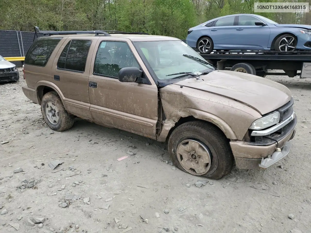 2004 Chevrolet Blazer VIN: 1GNDT13X64K168315 Lot: 53249495