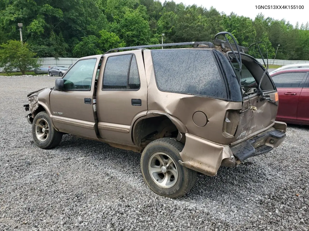 2004 Chevrolet Blazer VIN: 1GNCS13XX4K155100 Lot: 55669835