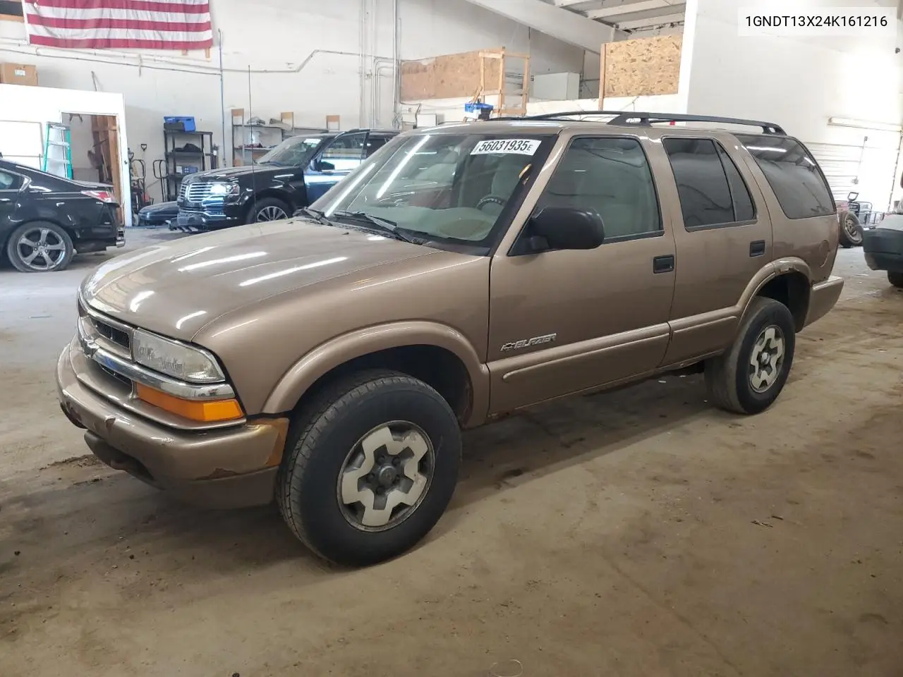 2004 Chevrolet Blazer VIN: 1GNDT13X24K161216 Lot: 56031935