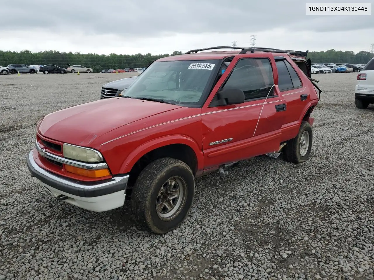 2004 Chevrolet Blazer VIN: 1GNDT13X04K130448 Lot: 56332585