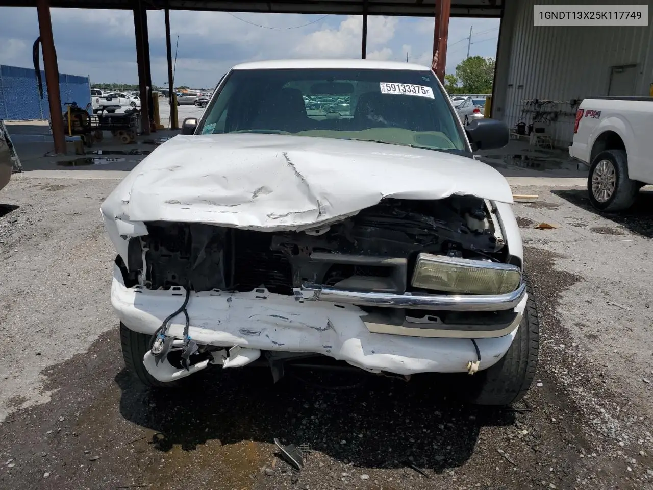 2005 Chevrolet Blazer VIN: 1GNDT13X25K117749 Lot: 59133375
