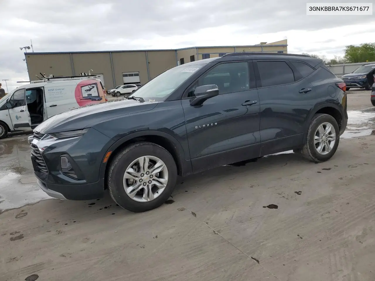2019 Chevrolet Blazer 1Lt VIN: 3GNKBBRA7KS671677 Lot: 51114115