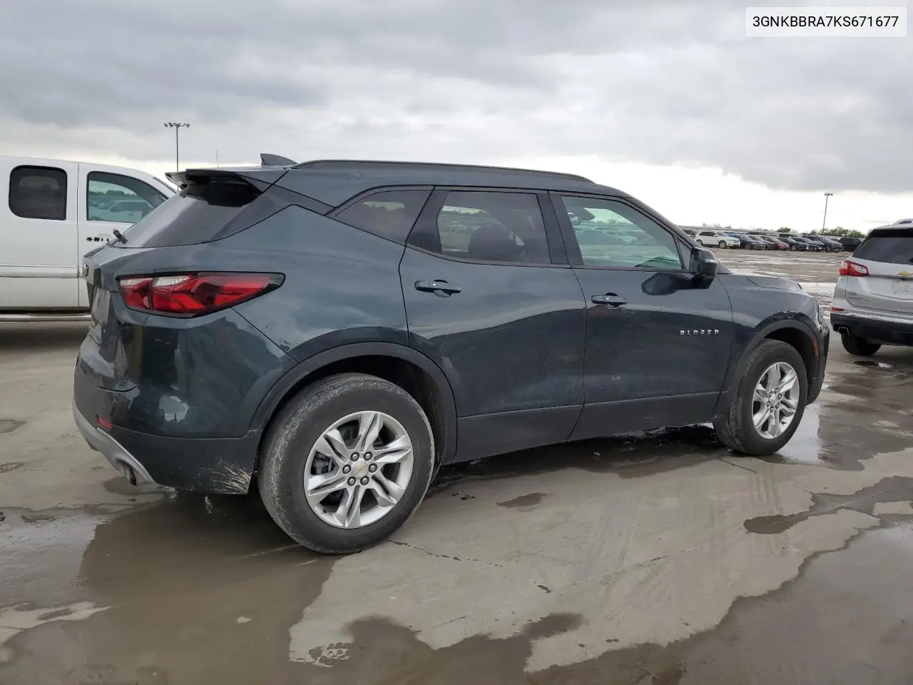 2019 Chevrolet Blazer 1Lt VIN: 3GNKBBRA7KS671677 Lot: 51114115
