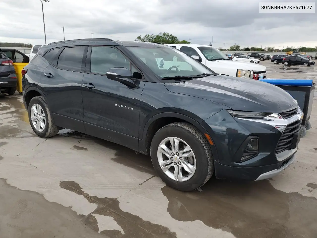 2019 Chevrolet Blazer 1Lt VIN: 3GNKBBRA7KS671677 Lot: 51114115
