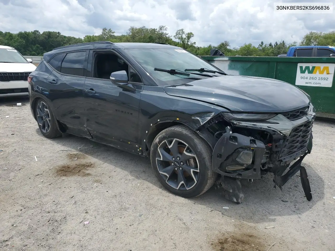 2019 Chevrolet Blazer Rs VIN: 3GNKBERS2KS696836 Lot: 56328115