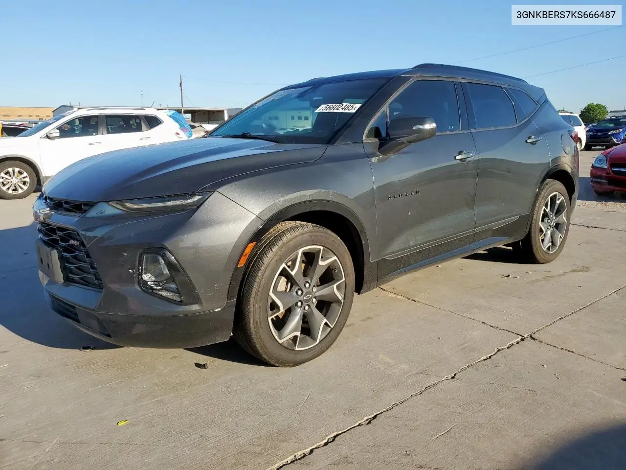 2019 Chevrolet Blazer Rs VIN: 3GNKBERS7KS666487 Lot: 56602485