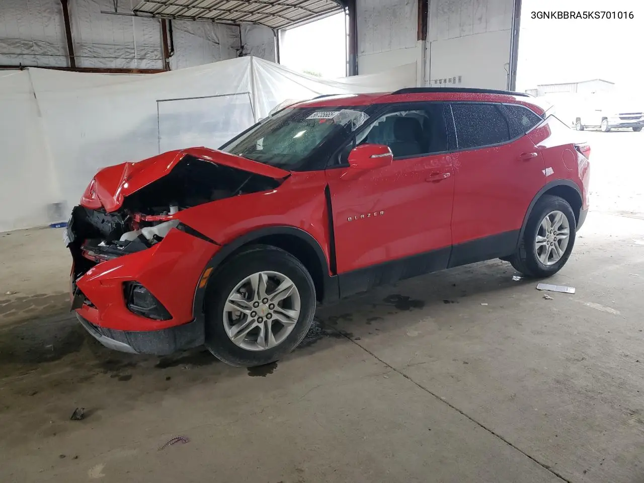2019 Chevrolet Blazer 1Lt VIN: 3GNKBBRA5KS701016 Lot: 56735665