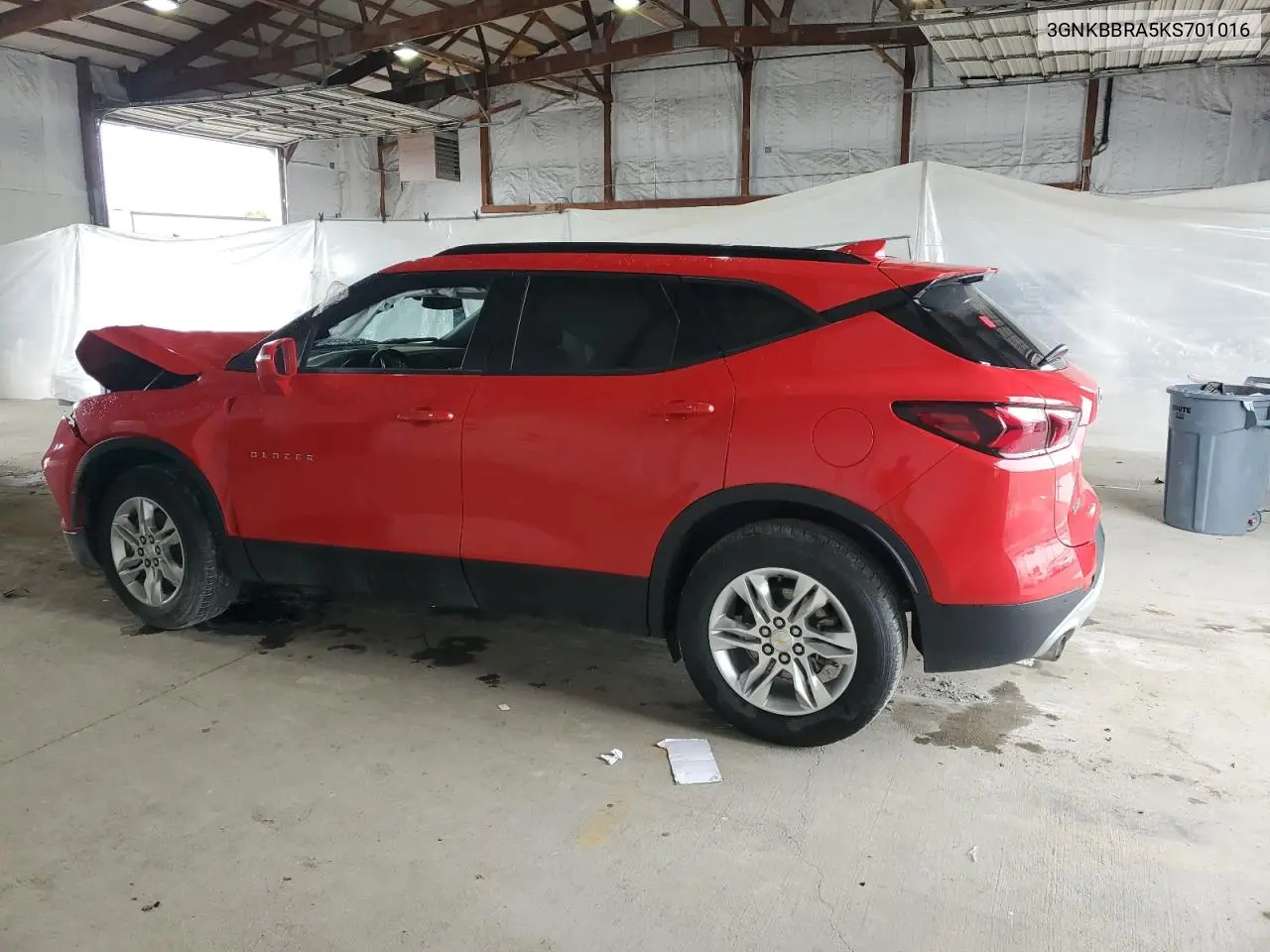2019 Chevrolet Blazer 1Lt VIN: 3GNKBBRA5KS701016 Lot: 56735665