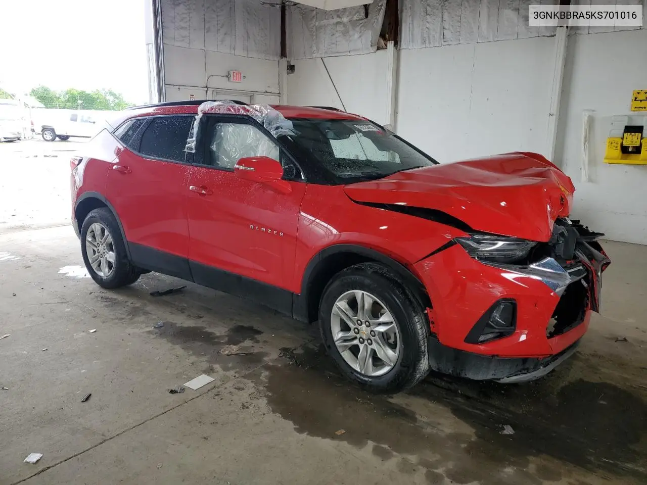 2019 Chevrolet Blazer 1Lt VIN: 3GNKBBRA5KS701016 Lot: 56735665