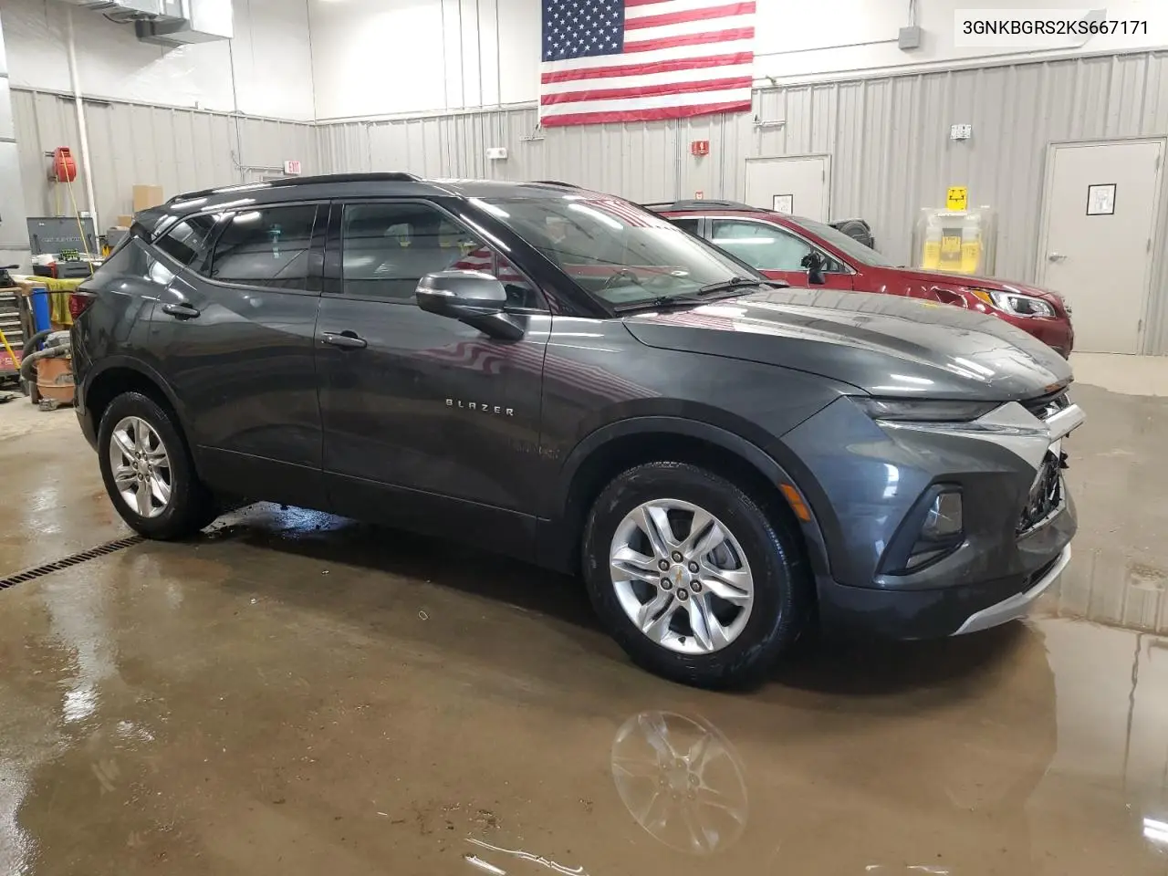 2019 Chevrolet Blazer 2Lt VIN: 3GNKBGRS2KS667171 Lot: 61713855