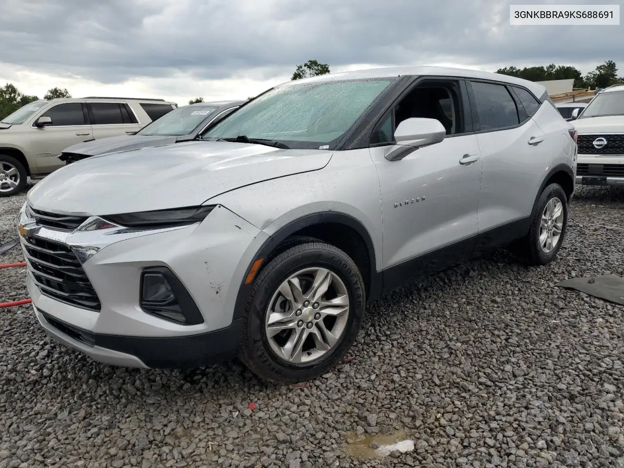 2019 Chevrolet Blazer 1Lt VIN: 3GNKBBRA9KS688691 Lot: 62288165