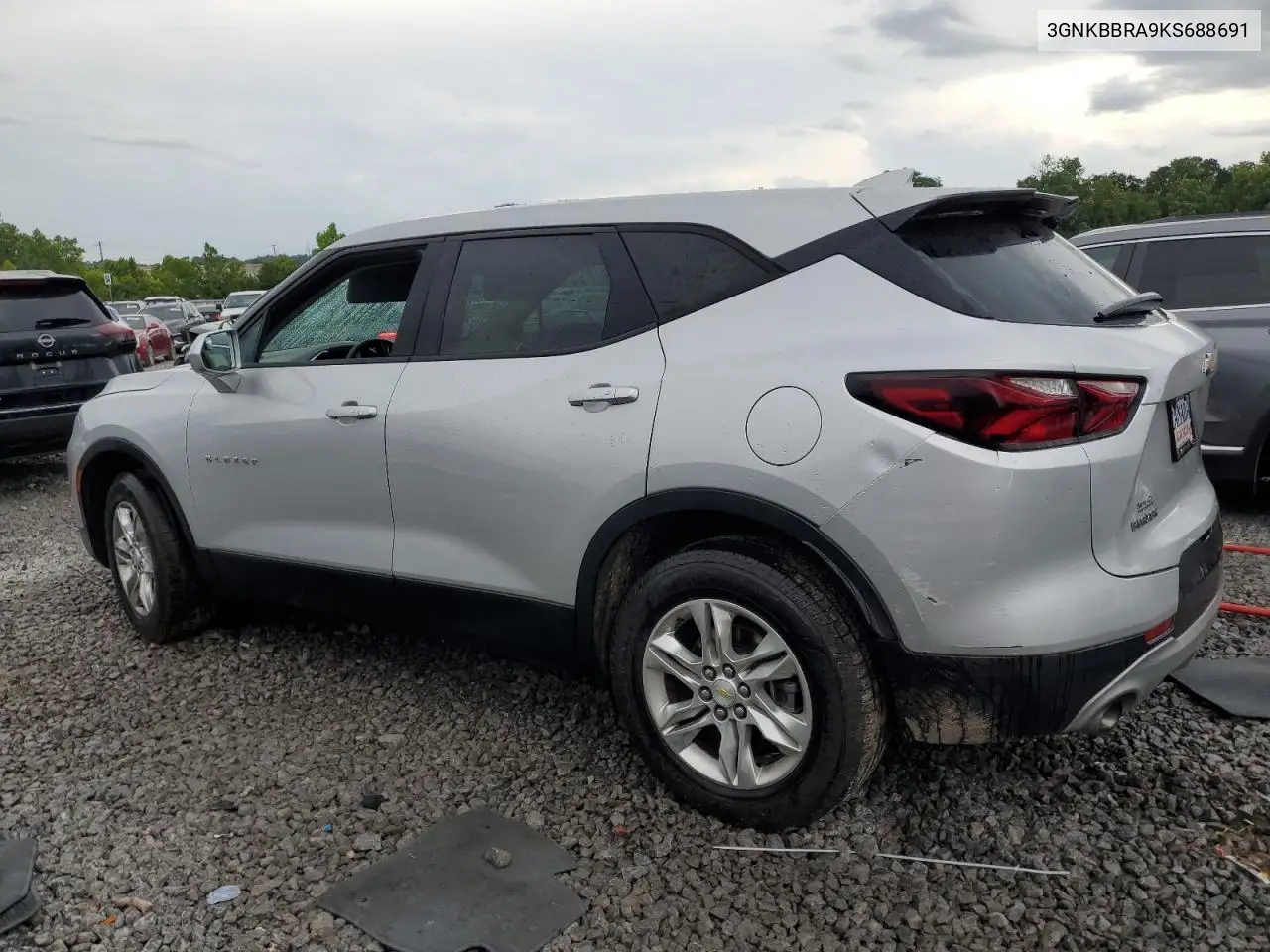 2019 Chevrolet Blazer 1Lt VIN: 3GNKBBRA9KS688691 Lot: 62288165
