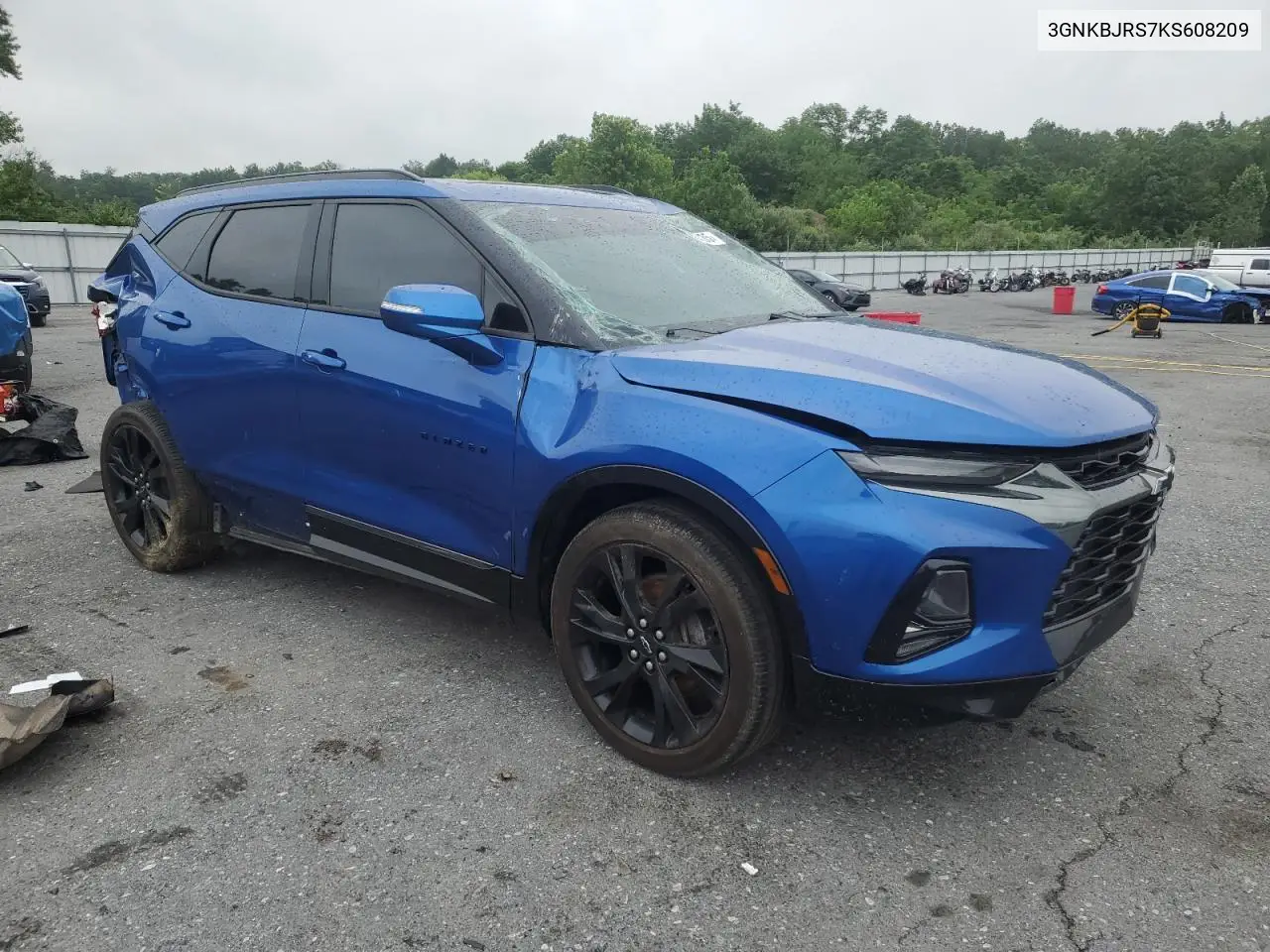 2019 Chevrolet Blazer Rs VIN: 3GNKBJRS7KS608209 Lot: 62657435