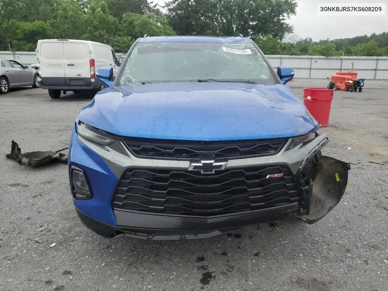 2019 Chevrolet Blazer Rs VIN: 3GNKBJRS7KS608209 Lot: 62657435