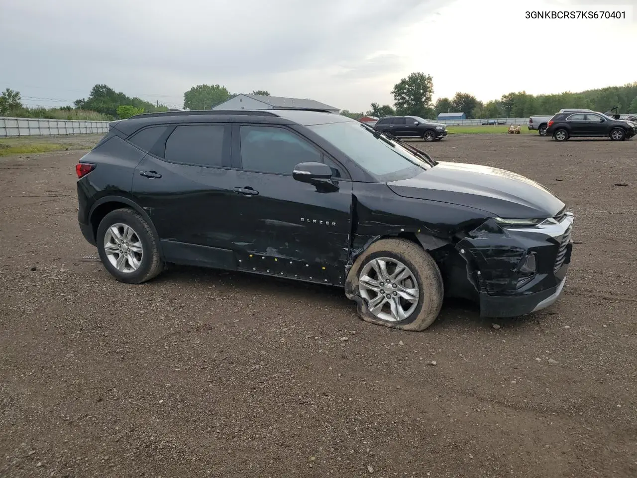 2019 Chevrolet Blazer 2Lt VIN: 3GNKBCRS7KS670401 Lot: 63153775