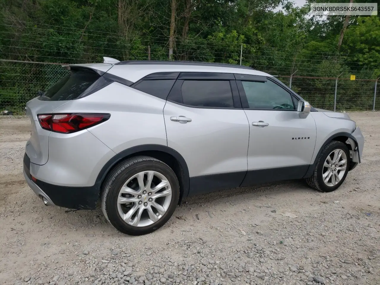 2019 Chevrolet Blazer 3Lt VIN: 3GNKBDRS5KS643557 Lot: 65553925