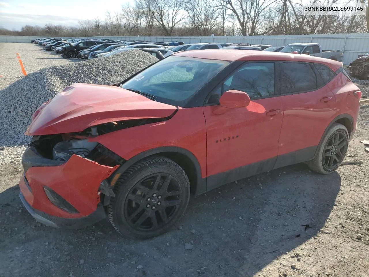 2020 Chevrolet Blazer 1Lt VIN: 3GNKBBRA2LS699145 Lot: 43822205