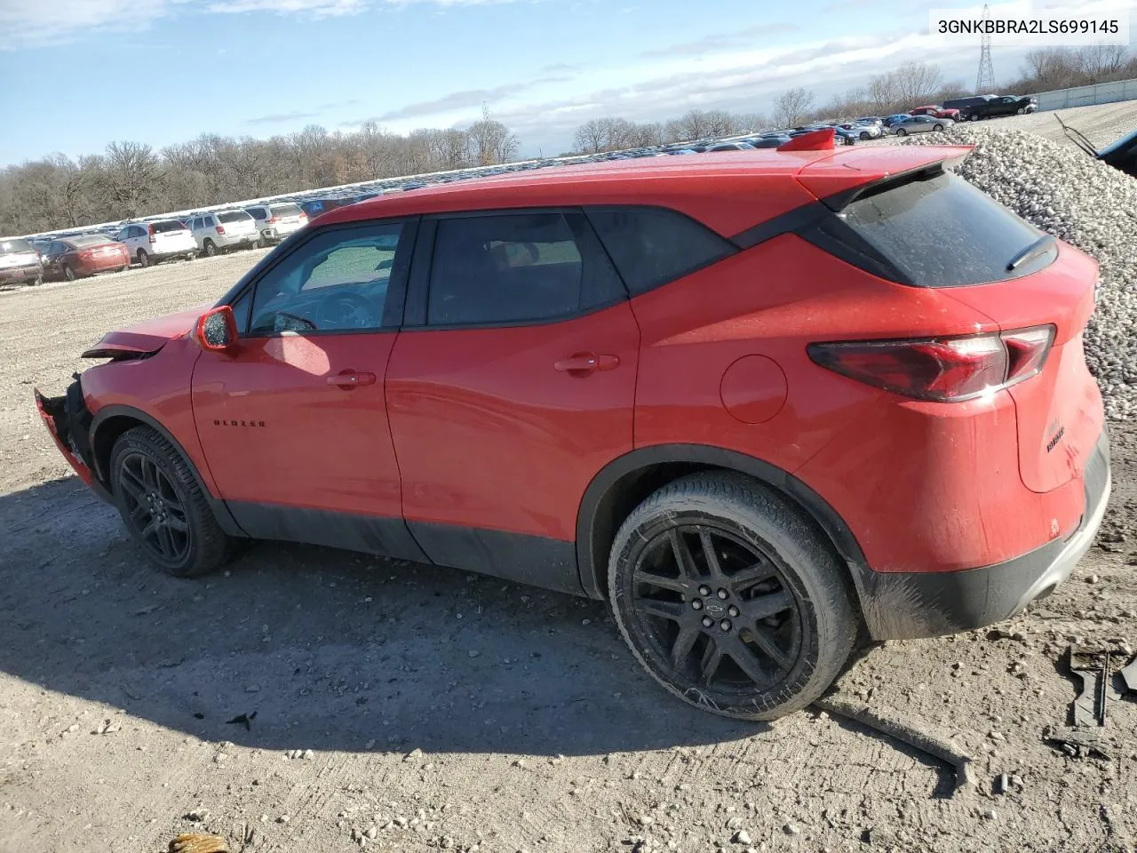 2020 Chevrolet Blazer 1Lt VIN: 3GNKBBRA2LS699145 Lot: 43822205