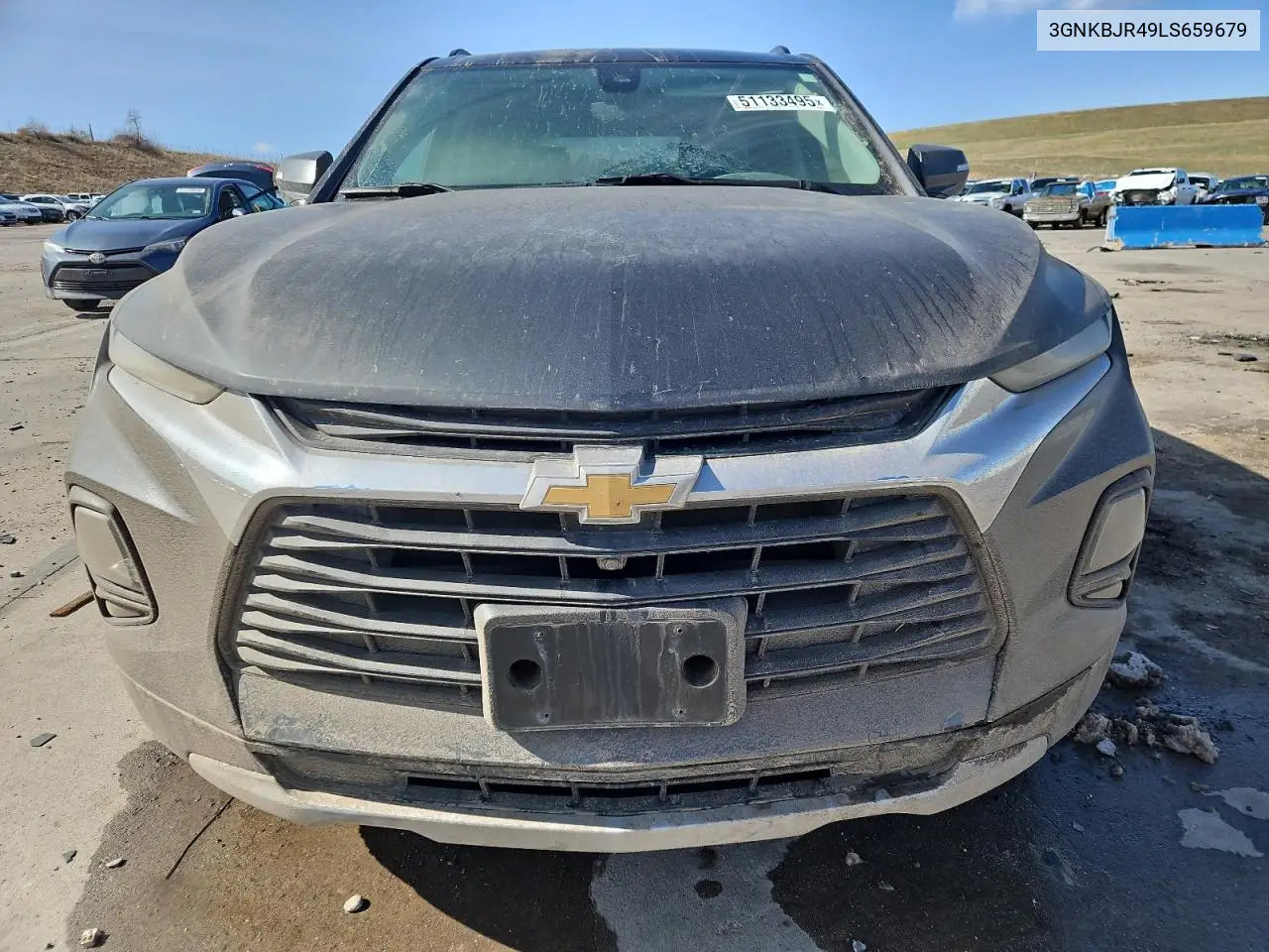 2020 Chevrolet Blazer 3Lt VIN: 3GNKBJR49LS659679 Lot: 51133495