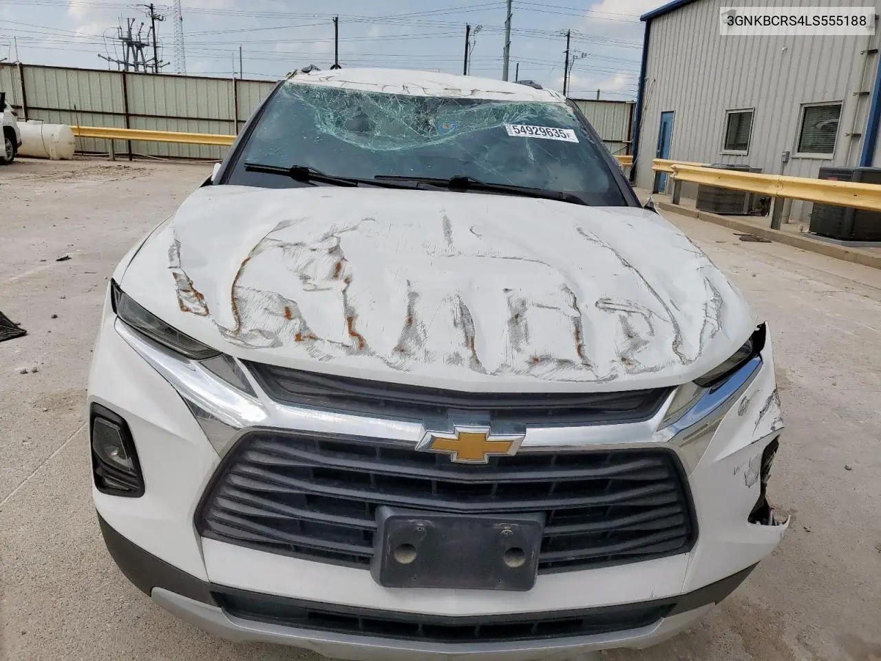 2020 Chevrolet Blazer 2Lt VIN: 3GNKBCRS4LS555188 Lot: 54929635