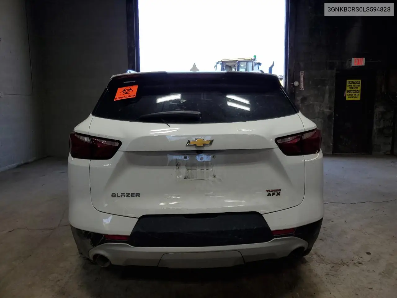 2020 Chevrolet Blazer 2Lt VIN: 3GNKBCRS0LS594828 Lot: 55808505