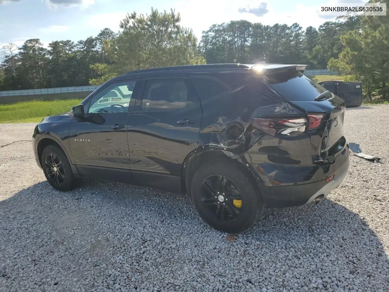 2020 Chevrolet Blazer 1Lt VIN: 3GNKBBRA2LS630536 Lot: 55923345