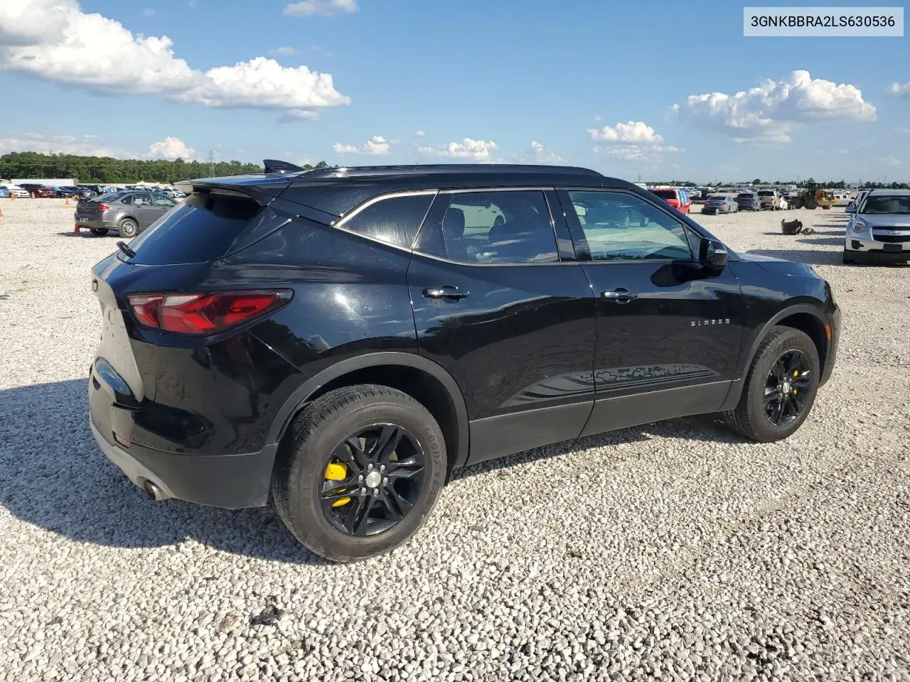 2020 Chevrolet Blazer 1Lt VIN: 3GNKBBRA2LS630536 Lot: 55923345