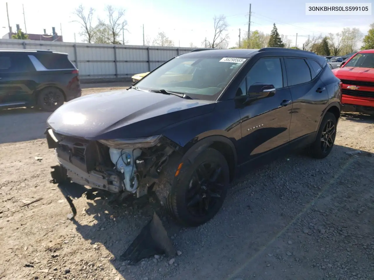2020 Chevrolet Blazer 2Lt VIN: 3GNKBHRS0LS599105 Lot: 56298565