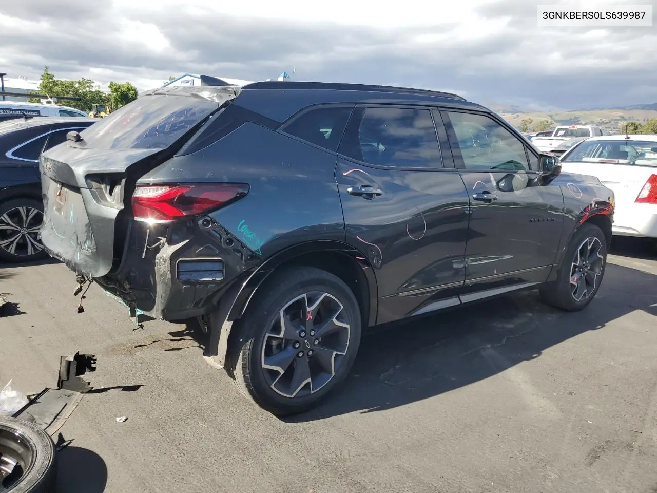 2020 Chevrolet Blazer Rs VIN: 3GNKBERS0LS639987 Lot: 56666455