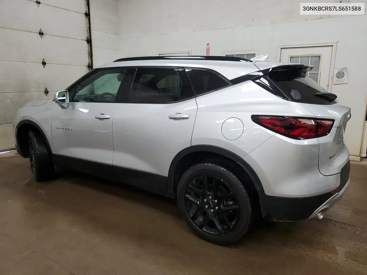 2020 Chevrolet Blazer 2Lt VIN: 3GNKBCRS7LS651588 Lot: 61994625