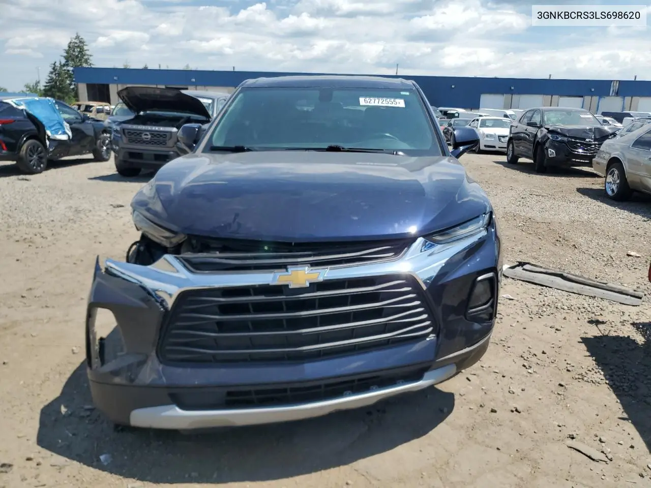 2020 Chevrolet Blazer 2Lt VIN: 3GNKBCRS3LS698620 Lot: 62772555