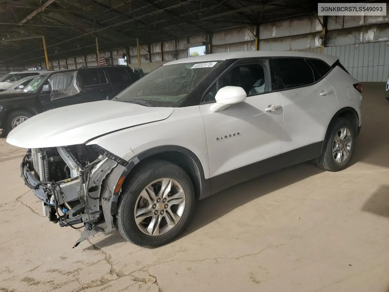 2020 Chevrolet Blazer 2Lt VIN: 3GNKBCRS7LS549093 Lot: 63053175