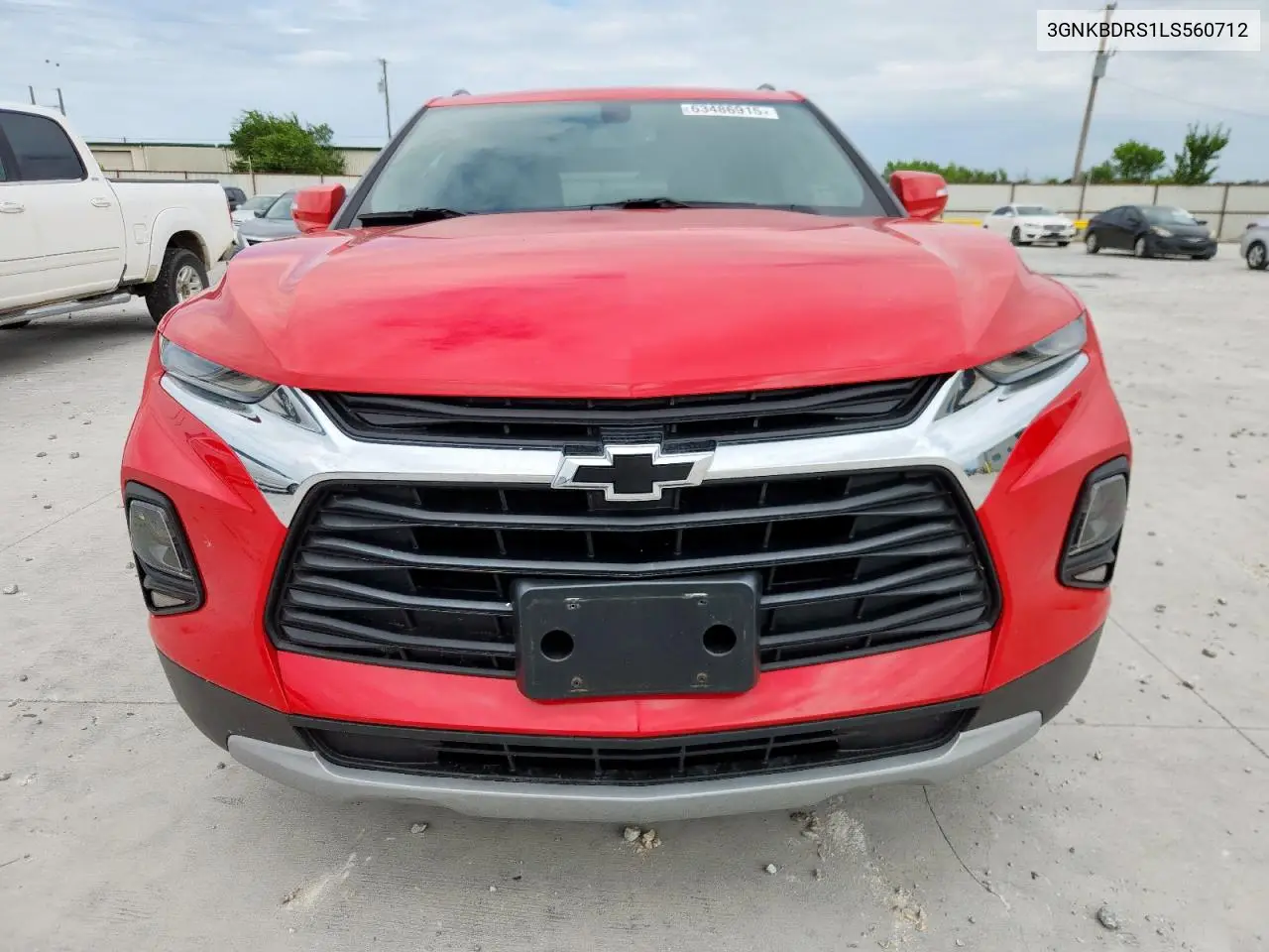 2020 Chevrolet Blazer 3Lt VIN: 3GNKBDRS1LS560712 Lot: 63486915