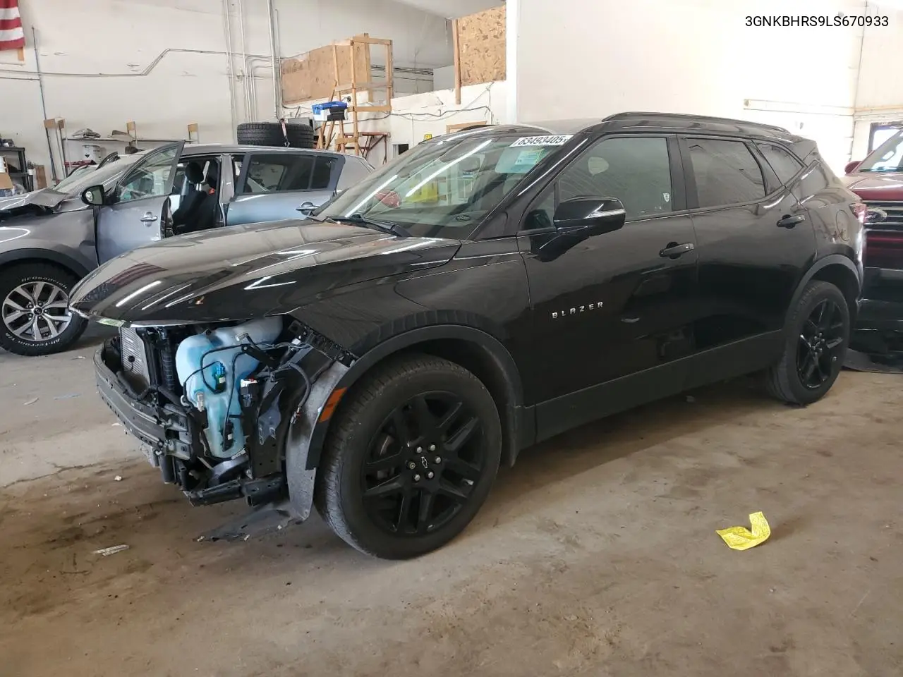2020 Chevrolet Blazer 2Lt VIN: 3GNKBHRS9LS670933 Lot: 63493405