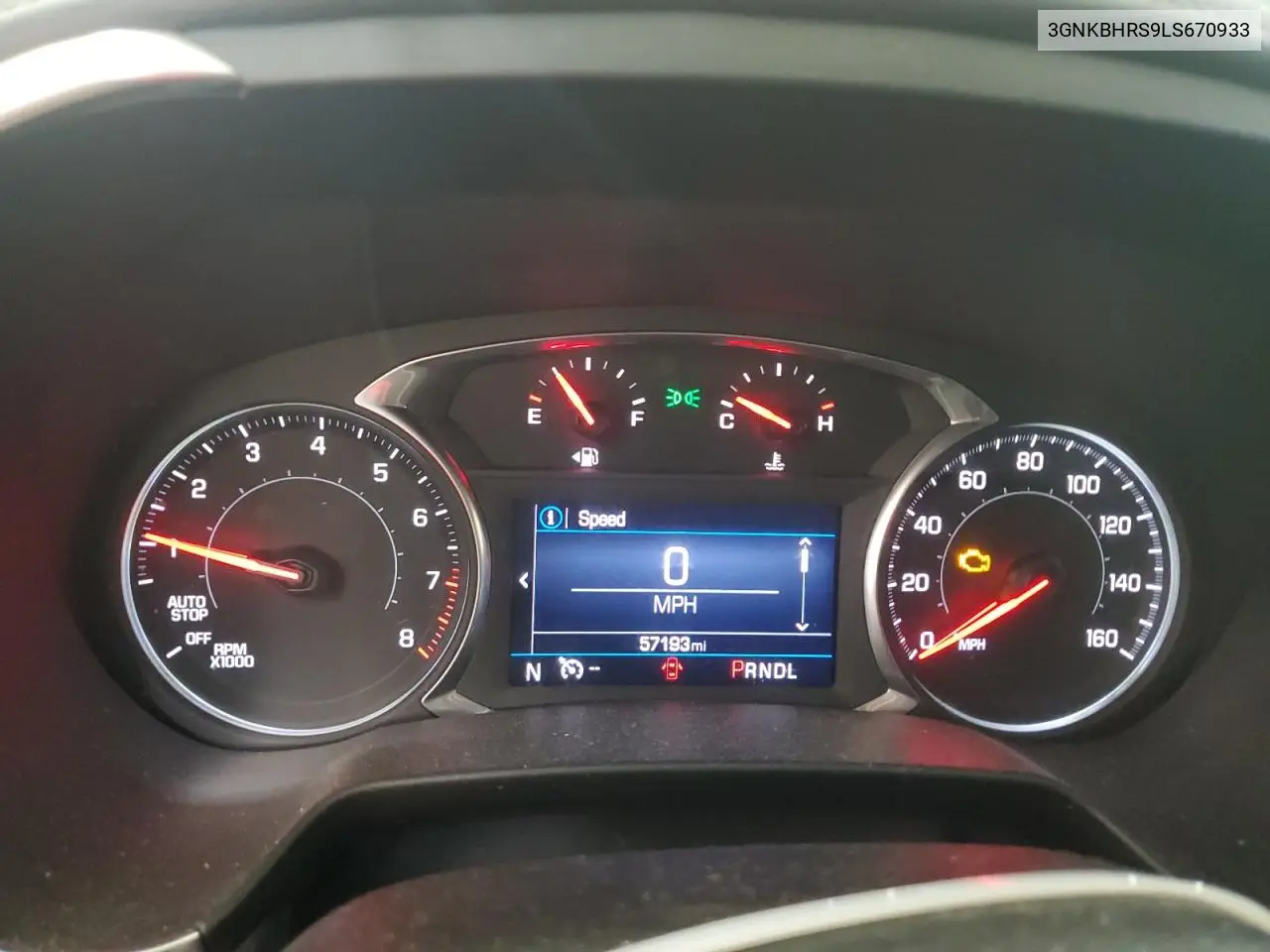 2020 Chevrolet Blazer 2Lt VIN: 3GNKBHRS9LS670933 Lot: 63493405