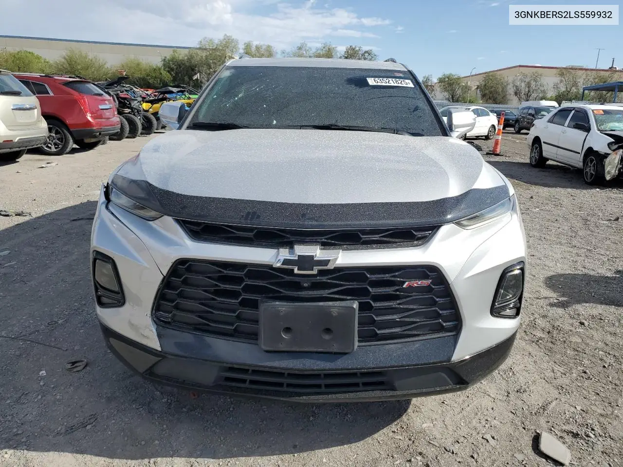2020 Chevrolet Blazer Rs VIN: 3GNKBERS2LS559932 Lot: 63521825