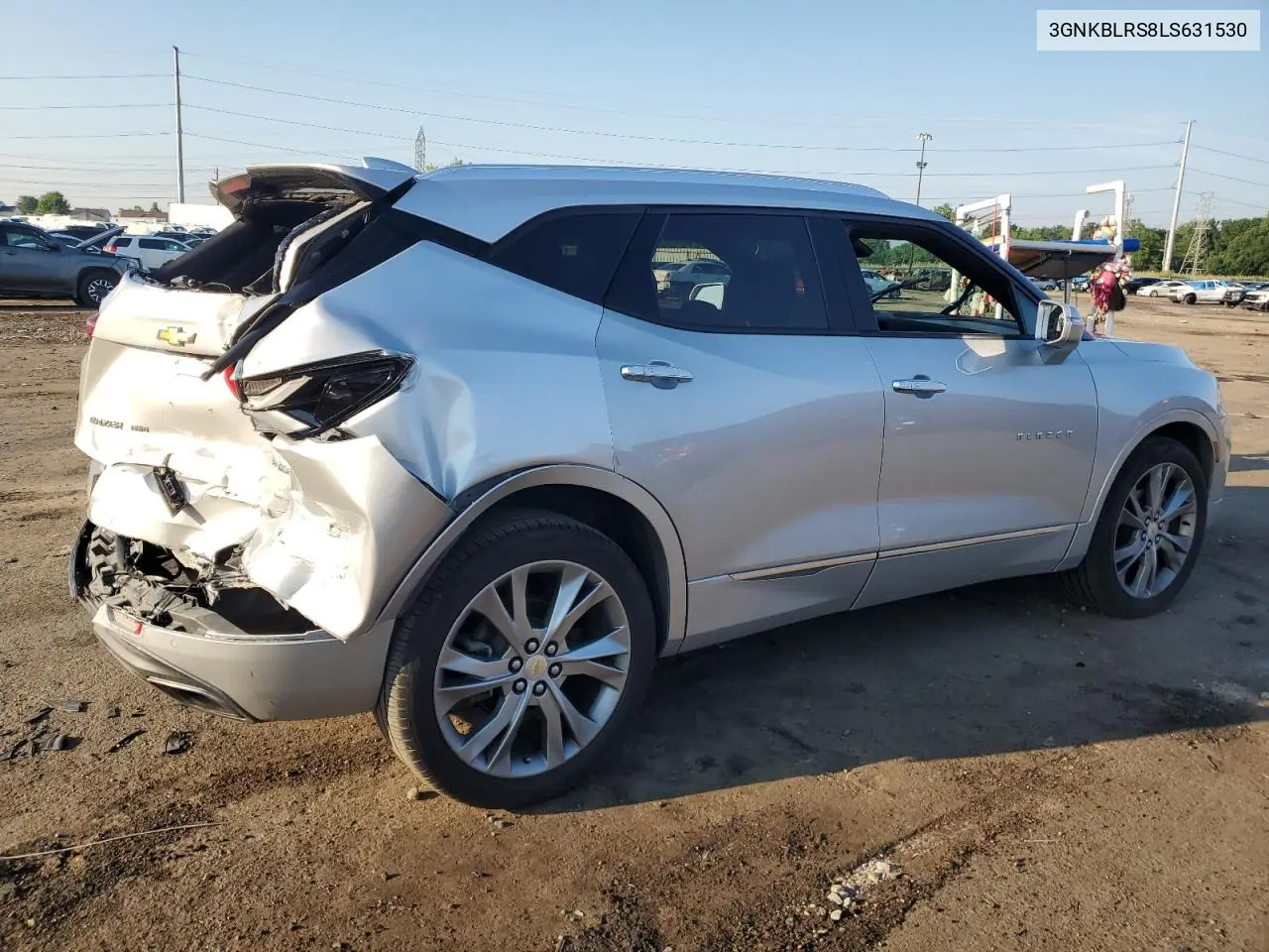 2020 Chevrolet Blazer Premier VIN: 3GNKBLRS8LS631530 Lot: 63609485