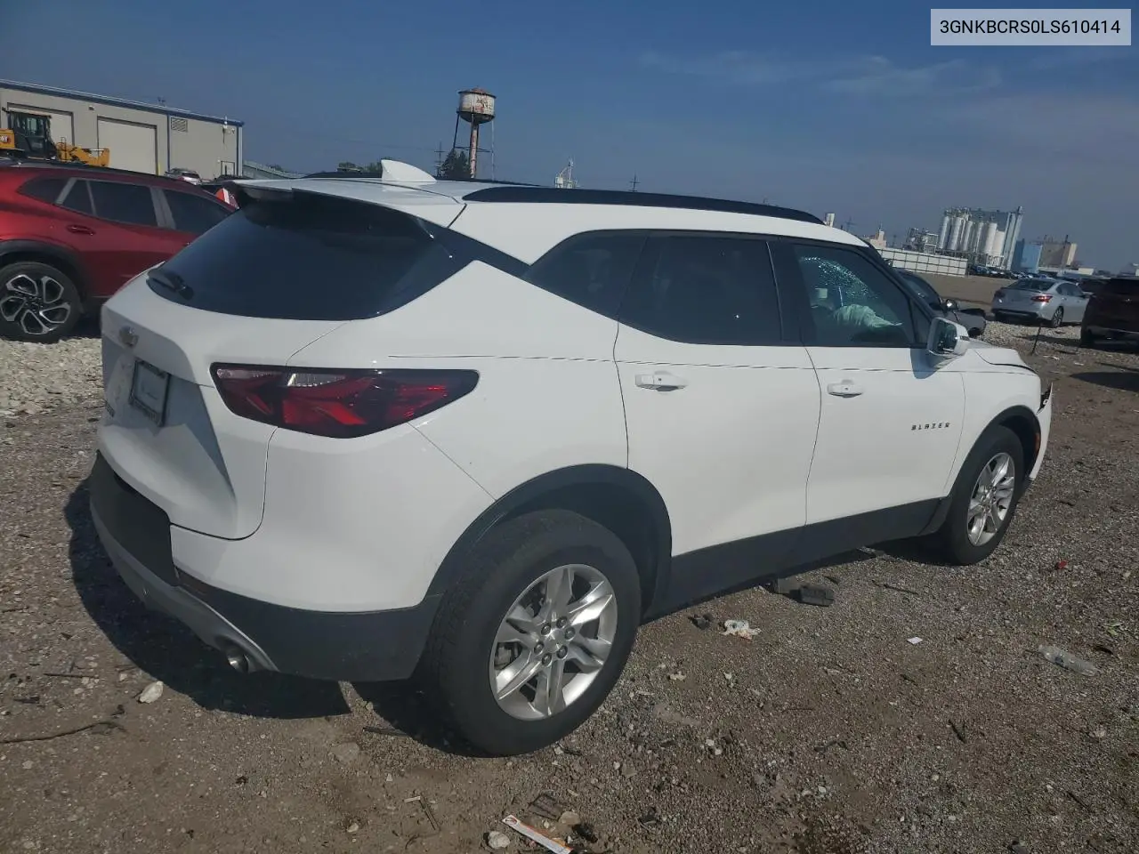 2020 Chevrolet Blazer 2Lt VIN: 3GNKBCRS0LS610414 Lot: 65996585